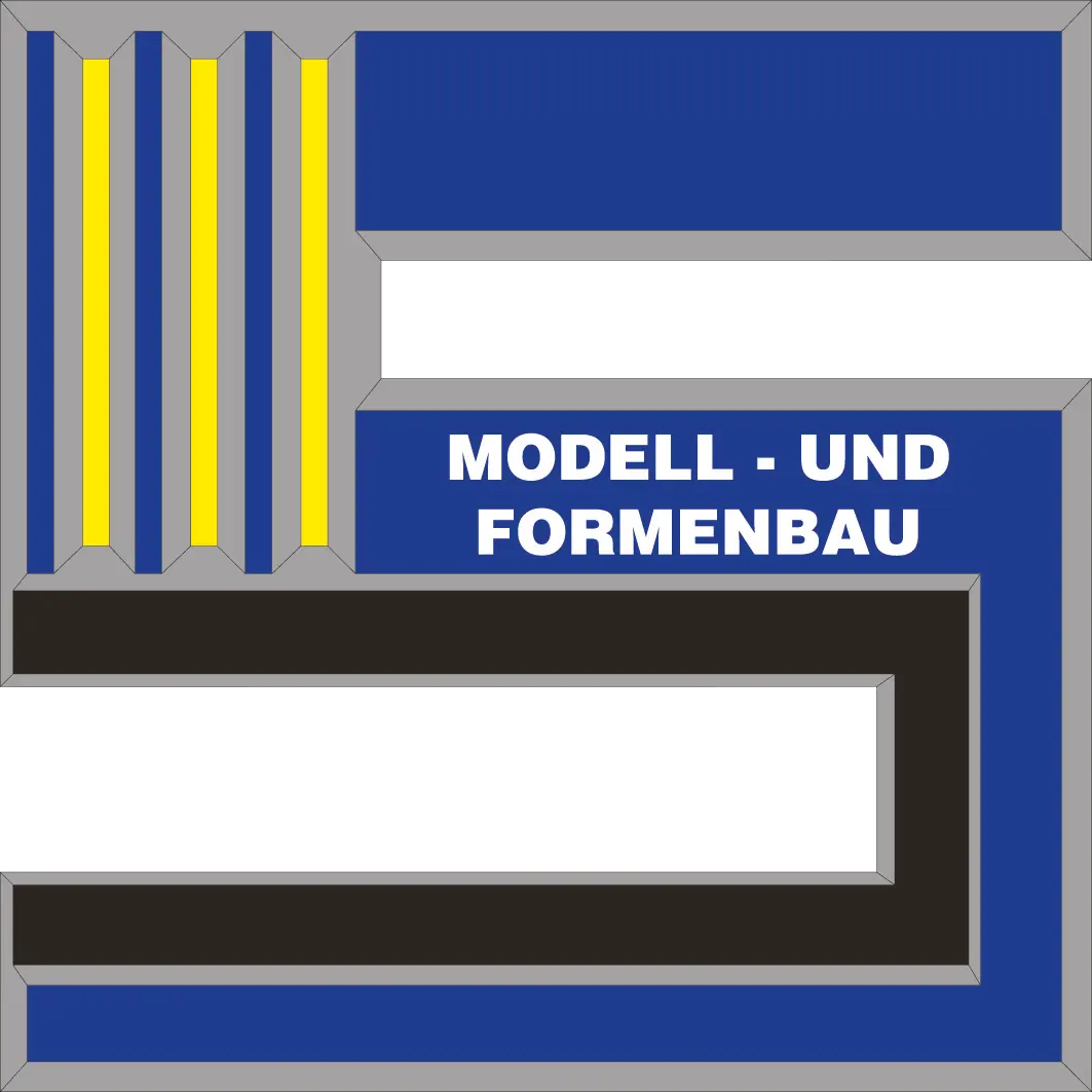 Firmenlogo von Sammer Modell- und Formenbau in blau-gelbem Design
